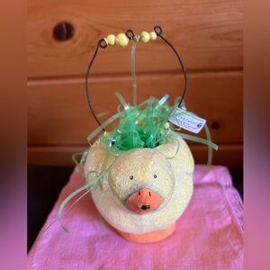 Department 56 Yellow Duck 🐥 Basket